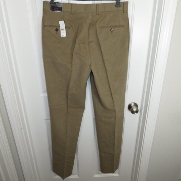 Brooks Brothers 1818 Regent Tessuti Di Sondrio Pants Trouser 33 Unhemmed NWT - Picture 4 of 6